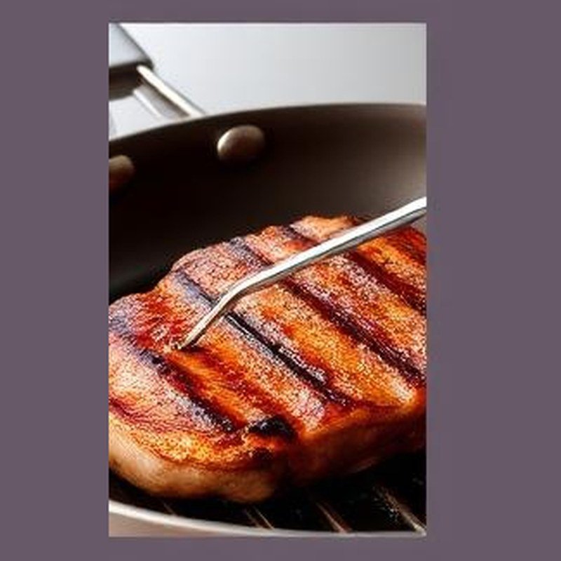 Digital Instant-Read Kitchen Food Thermometer - In use