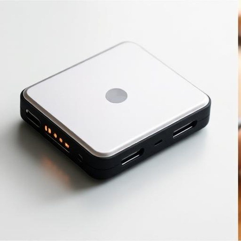Compact Fast-Charging Mini Magnetic Power Bank - Detail view